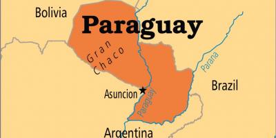 राजधानी पराग्वे के नक्शे
