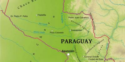 नक्शे के भूगोल परागुआ