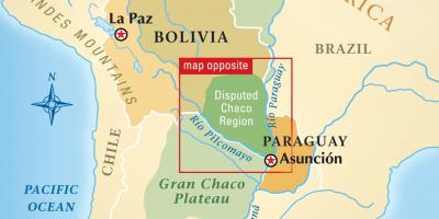 नक्शे के रियो परागुआ